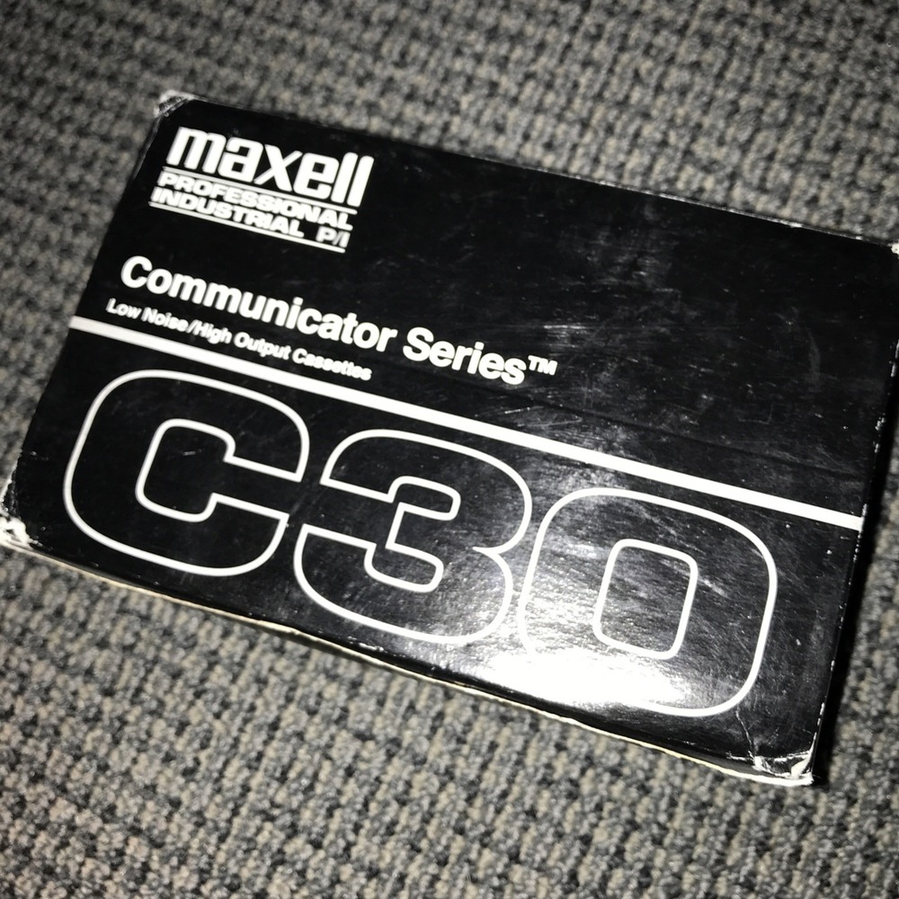 NEW: Maxell C30 Professional Audio Cassette - Communicator Series - Lot of 10‎